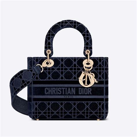 lady dior blu notte|lady d-lite bag Dior.